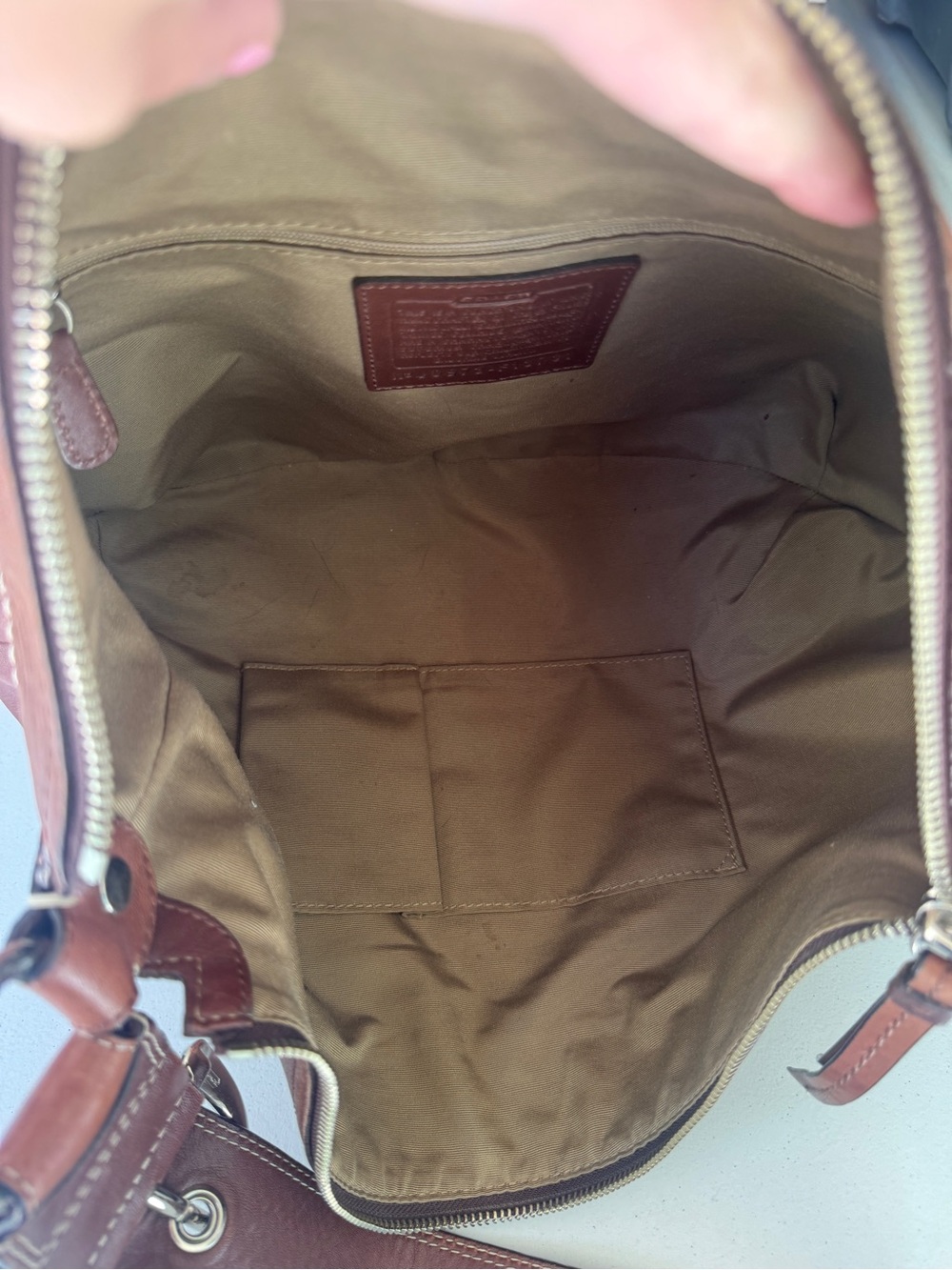 Coach Brown Leather Purse - Picture 4 of 4